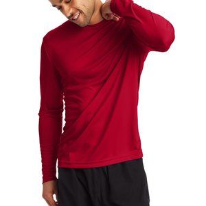 Men's long-sleeve, stay-cool, freshIQ tees.